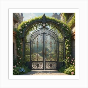 Gate To The Castle Art Print