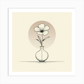 Flower In A Vase 1 Art Print