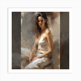 Portrait Of A Woman 1 Art Print