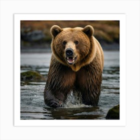 Brown Bear Art Print