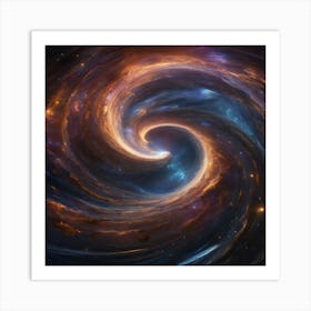 Leonardo Diffusion Xl A Celestial Spacecraft Glides Gracefully 1 Art Print