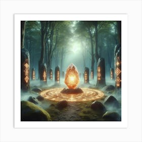 Shamanic Forest Art Print