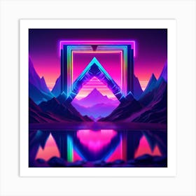 Synth Portal Art Print