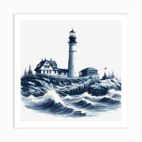 Lighthouse 3 Art Print