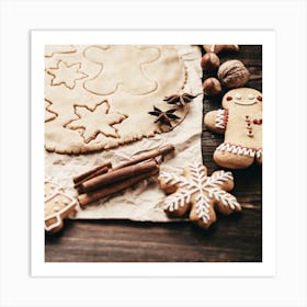 Christmas Cookies Art Print