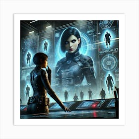 Zoya Nightshade Episode8 The Silent War 1024x1024 Art Print