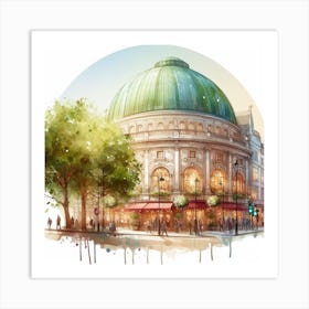 Beautiful restaurant 2 Art Print