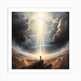 Souls From Heaven And Earth (2) Art Print
