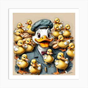 Donald Duck 14 Art Print