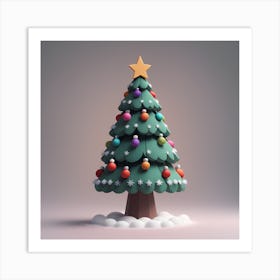 Christmas Tree 6 Art Print