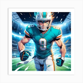 Miami Dolphins Art Print