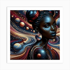 Marivelle Celestial Portrait Art Print