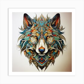 Wolf Head Art Print