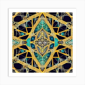 Psychedelic Pattern 1 Art Print