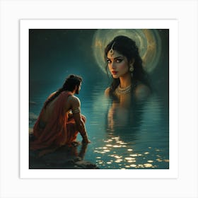 Reflection Of Time And Longing 2 Art Print