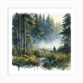 The Hunter Art Print