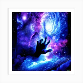 The Universe's Touch Art Print