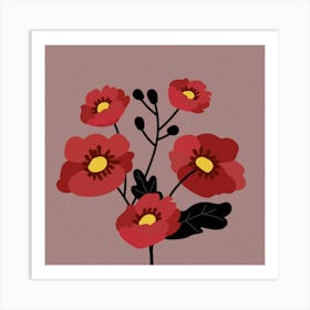 Red Poppies Art Print