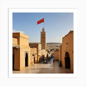 Old City In Morocco Art Print