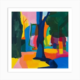Abstract Park Collection City Park New Orleans 1 Art Print