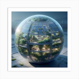 Futuristic Cityscape 111 Art Print