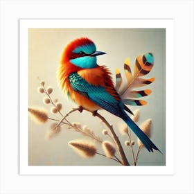 Colorful Bird 9 Art Print