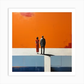 'Two People' Art Print