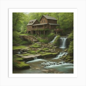 Woodland Retreat 1 Art Print