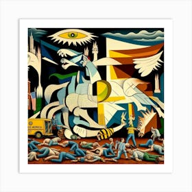 American Picasso Art Print