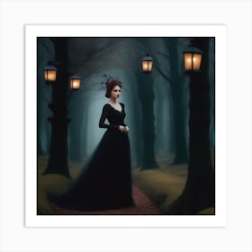 Dark Forest 2 Art Print