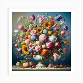 Flowers In A Vase Art Print