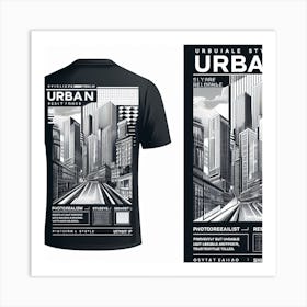 Urban City 1 Art Print