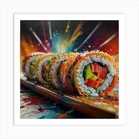 Sushi Art 3 Art Print