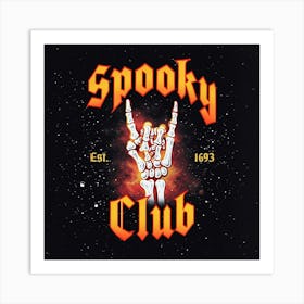 Spooky Club Art Print