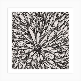 Floral Two Square Art Print