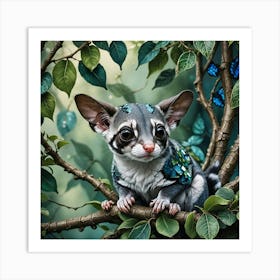 Sugar Glider Pet Art Print