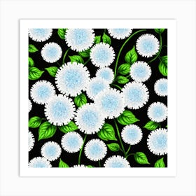 Chrysanthemums 12 Art Print