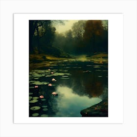 Lily Pond 1 Art Print