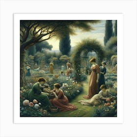 Garden In Bloom 5 Art Print