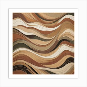 Wavy Lines Art Print