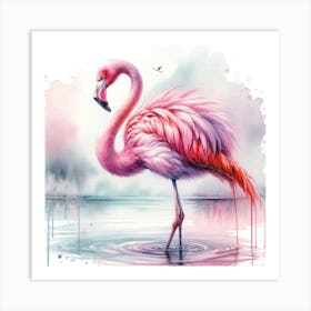 Flamingo Art Print