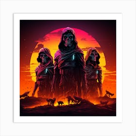 Star Wars The Force Awakens 3 Art Print