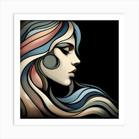 Portrait Of A Woman 41 Art Print