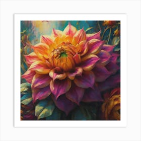 Dahlia 5 Art Print