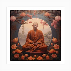 Meditation Series 02 By Csaba Fikker For Ai Art Depot 13 Art Print