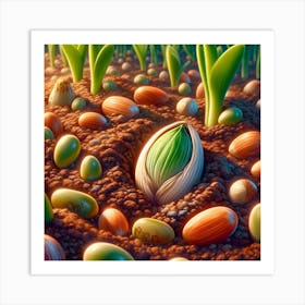 Oliver, the tiny seed Art Print