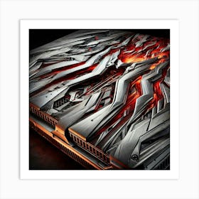 Sovereign Flame Union Laptop Chassis Art Print