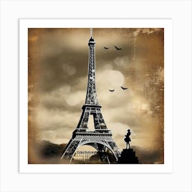 Paris Eiffel Tower 30 Art Print