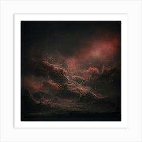 Dark Clouds In The Sky Art Print