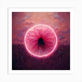 Pink Hole 2 Art Print